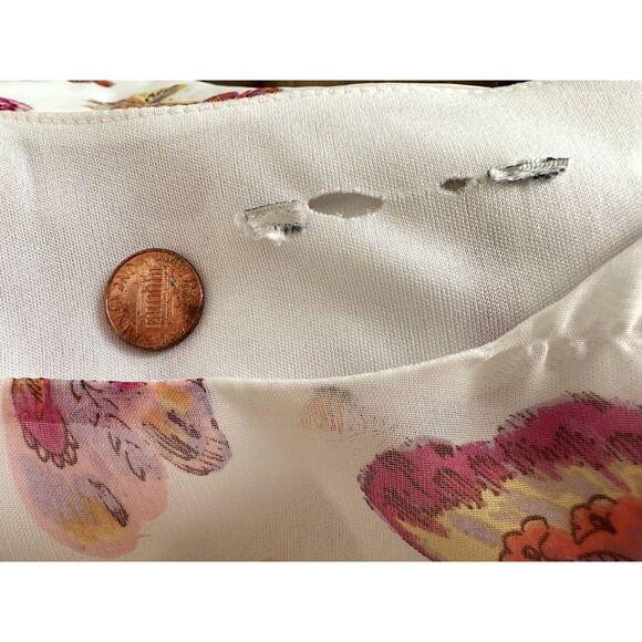 Vintage Y2k Amy Byer Butterfly Print Fairycore Chiffon Dress Juniors Small - Picture 3 of 9